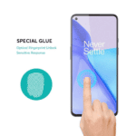 Oneplus 9R Tempered Glass Screen Protector With Full-Screen Coverage, Anti-Fingerprint & Scratch Resistant, And Easy Installation Kit. - Image 2