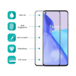 Oneplus 9R Tempered Glass Screen Protector With Full-Screen Coverage, Anti-Fingerprint & Scratch Resistant, And Easy Installation Kit. - Image 3