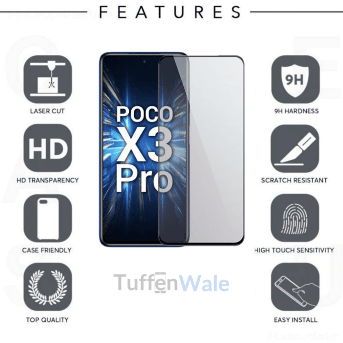 tempered glass for POCO X3 Pro
