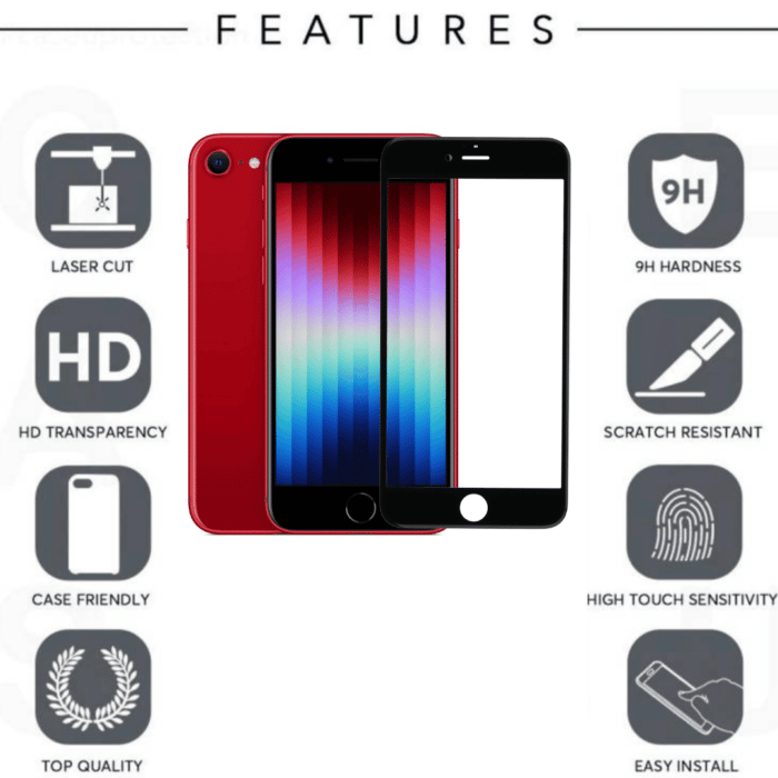 tempered glass for iPhone SE