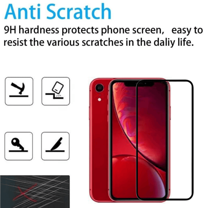 iPhone XR tempered glass