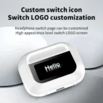 A9 pro 2 ANC Touch Screen Wireless Bluetooth Earphones Compatible with Dual System 5.4 Bluetooth - Image 3