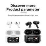 A9 pro 2 ANC Touch Screen Wireless Bluetooth Earphones Compatible with Dual System 5.4 Bluetooth - Image 4
